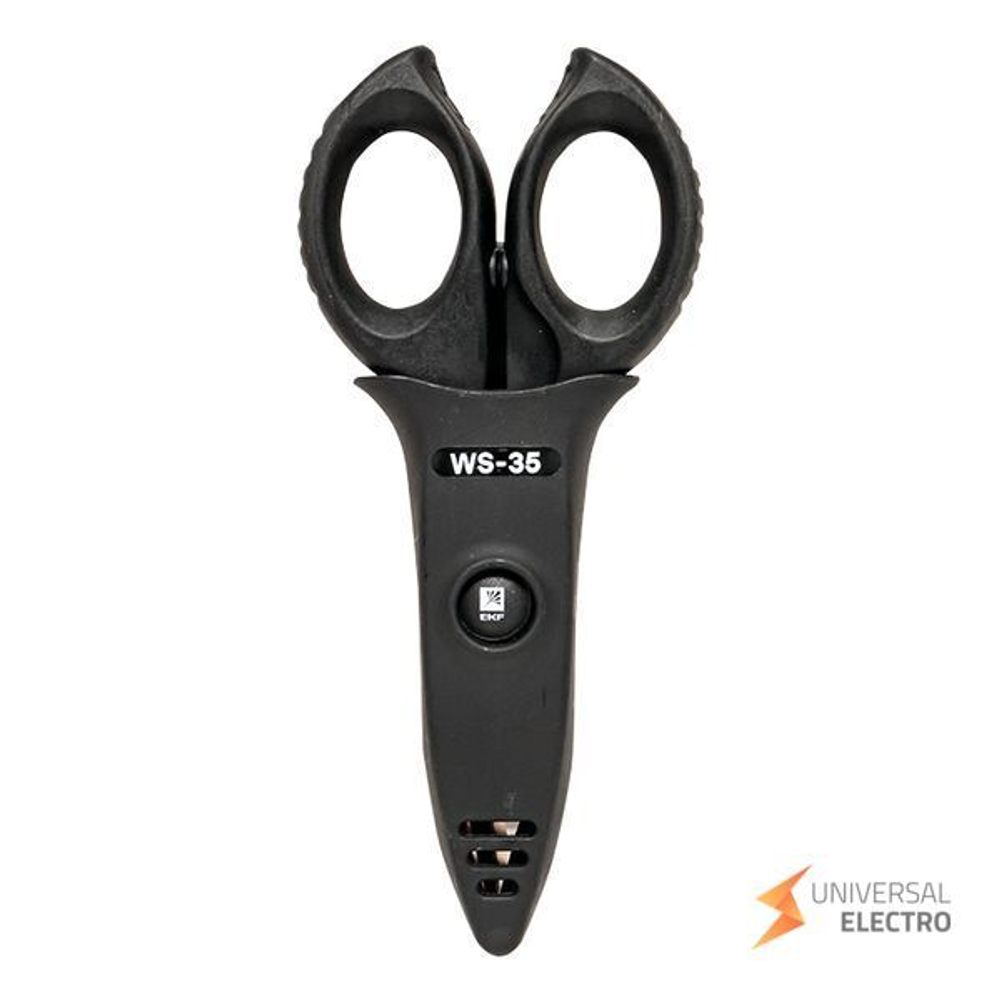 Универсальные ножницы монтажника в пластиковом чехле WS-35 EKF Professional