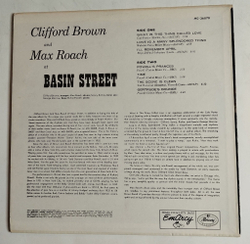 Винтажная виниловая пластинка LP Clifford Brown And Max Roach At Basin Street (USA 1972)