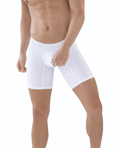 Белые удлиненные трусы-боксеры Classic Match Long Boxer (Размер: L) (Цвет: белый)