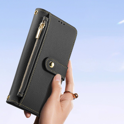 Чехол кошелек с MagSafe из TPU кожи от Dux Ducis для смартфона Samsung Galaxy S25+, серия Lawa Series Case