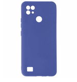 Накладка Realme C21 силикон матовый Dark Blue Zibelino
