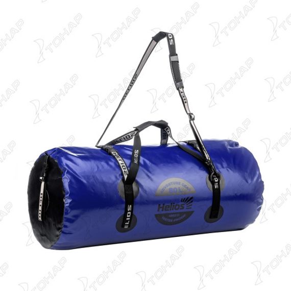 Гермобаул 80 л (ПВХ, синий/черный) (HS-GB-80-BB) Helios