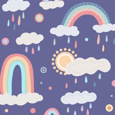 Радуга после дождя