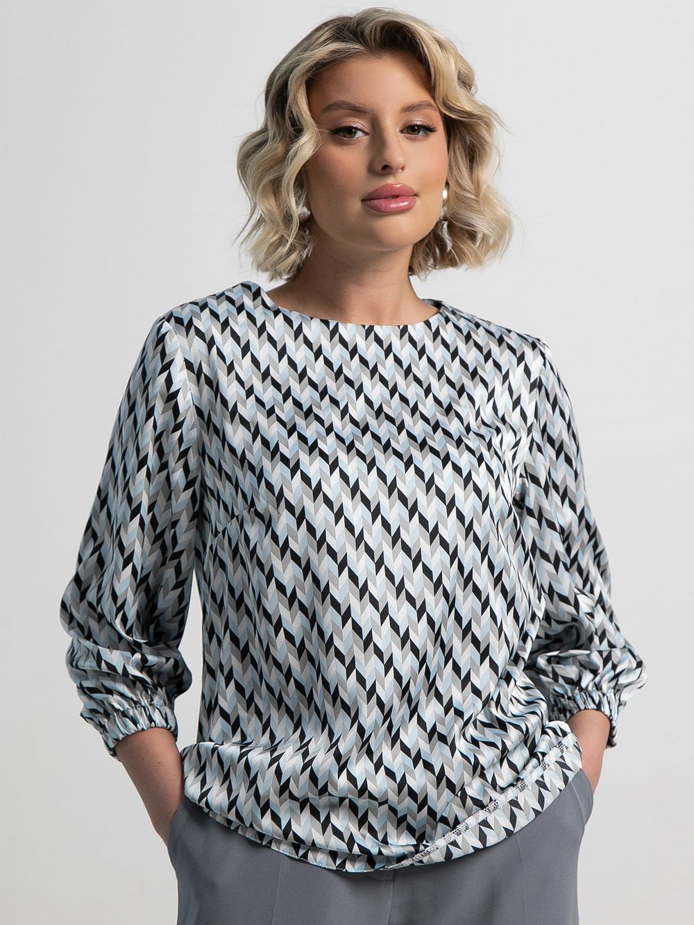 Блуза Прерия (голубая) Б15149-30М LT Collection