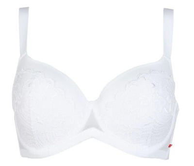 Бюстгальтер-балконет с формованной чашкой S1 (Размер: 3D) (Цвет: белый)