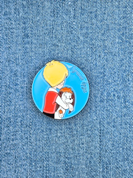 Значок Малыш и щенок - Лучший друг, серия Малыш и Карлсон