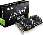 Видеокарта MSI GeForce GTX 1070 Ti ARMOR 8Gb