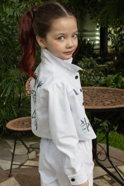 Комплект джинсовый для девочки 9-16 лет Fleur de Vie