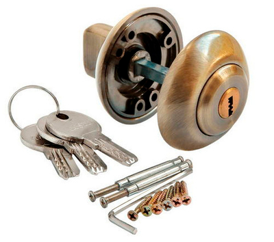 Завертка с ключом Rucetti MH-CYL AB бронза