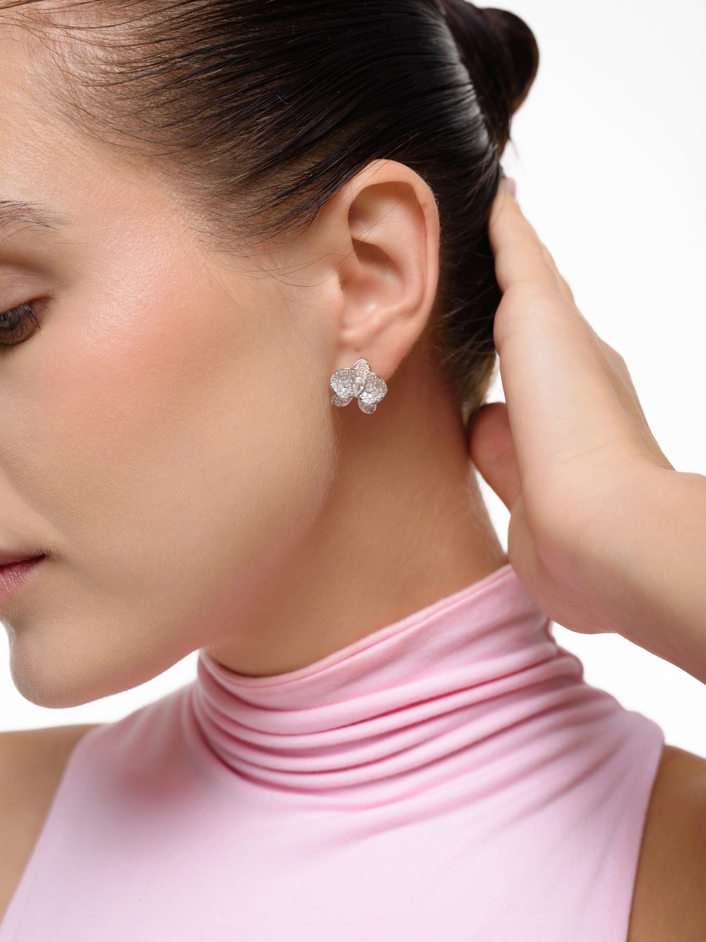 Серьги "Pentafoil" Silver