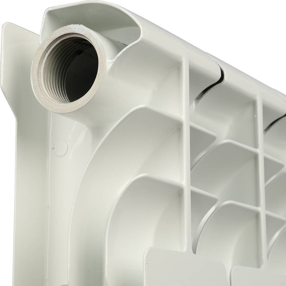 ROMMER Profi BM 350 (BI350-80-80-130)  6 секций радиатор биметаллический (RAL9016)