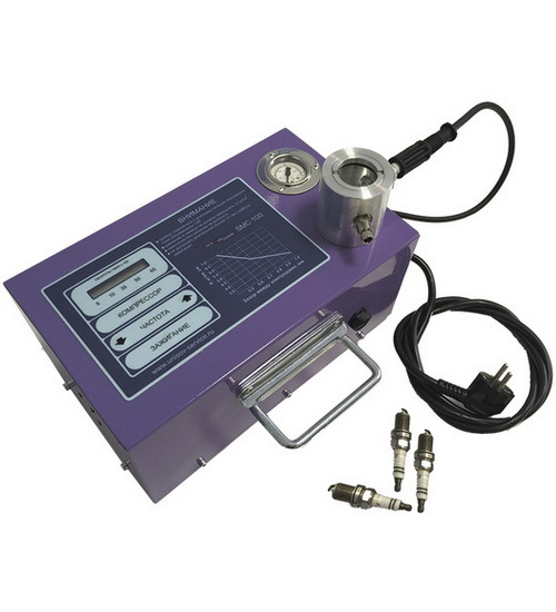 Стенд для диагностики свечей зажигания ДВС (220В) SMC-100E (AC220V)