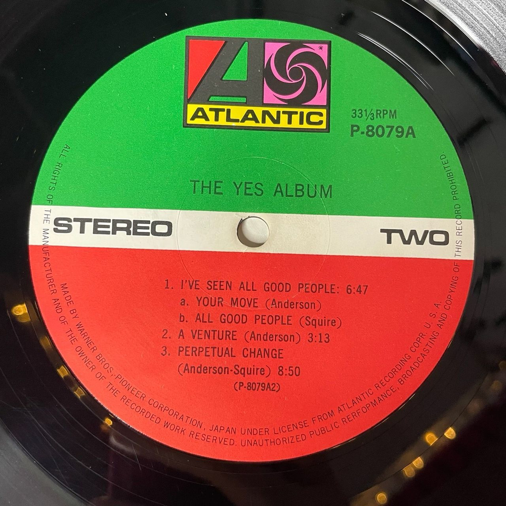 Винтажная виниловая пластинка LP Yes The Yes Album (Japan 1971) (No Obi) Life Seeker