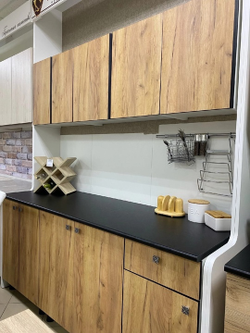 Кухня «КГ 1» Дуб Золотой 200 см