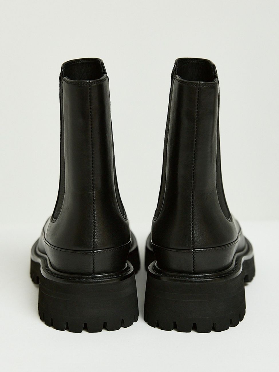 Ботинки-челси с широкой резинкой, черный