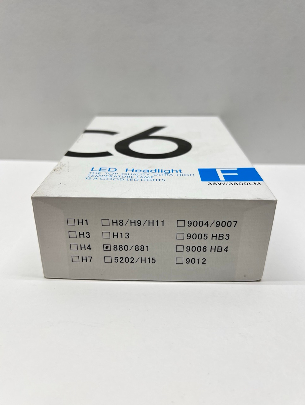 H27 880 / Автомобильные светодиодные лампы, H27 880, 36W, 3800 Lm, 12 вольт, LED Headlight C6, Серия СИ Шесть, TG (2 шт. / комплект)
