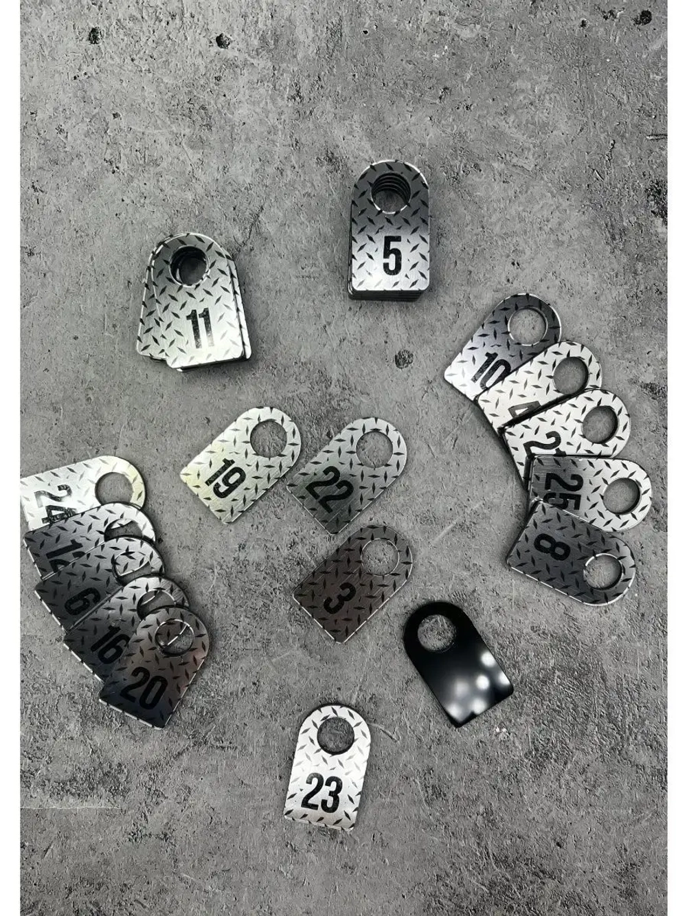 Номерки для гардероба 100шт