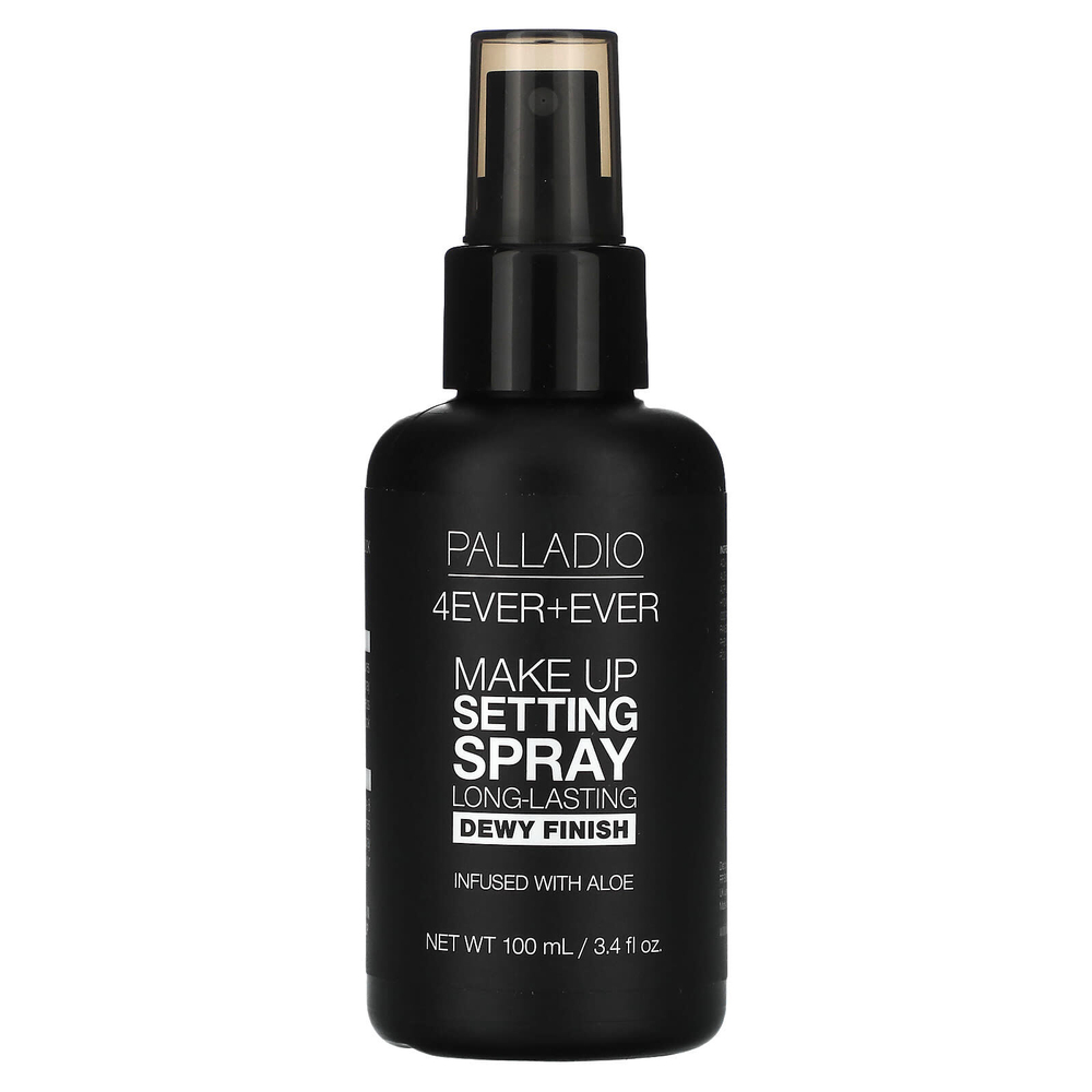 Palladio, 4Ever + Ever, спрей для фиксации макияжа, стойкое увлажнение, 100 мл (3,4 жидк. унции)