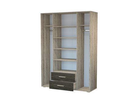 Шкаф 4-х ств. ПШ-5.6-Зеркала ВЕРСАЛЬ-2