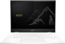 Ноутбук MSI Summit E13FlipEvo A11MT-205RU Core i7 1185G7/16Gb/SSD1Tb/Intel Iris Xe graphics/13.4";/IPS/Touch/FHD+ (1920x1200)/Windows 10 Professional/white/WiFi/BT/Cam