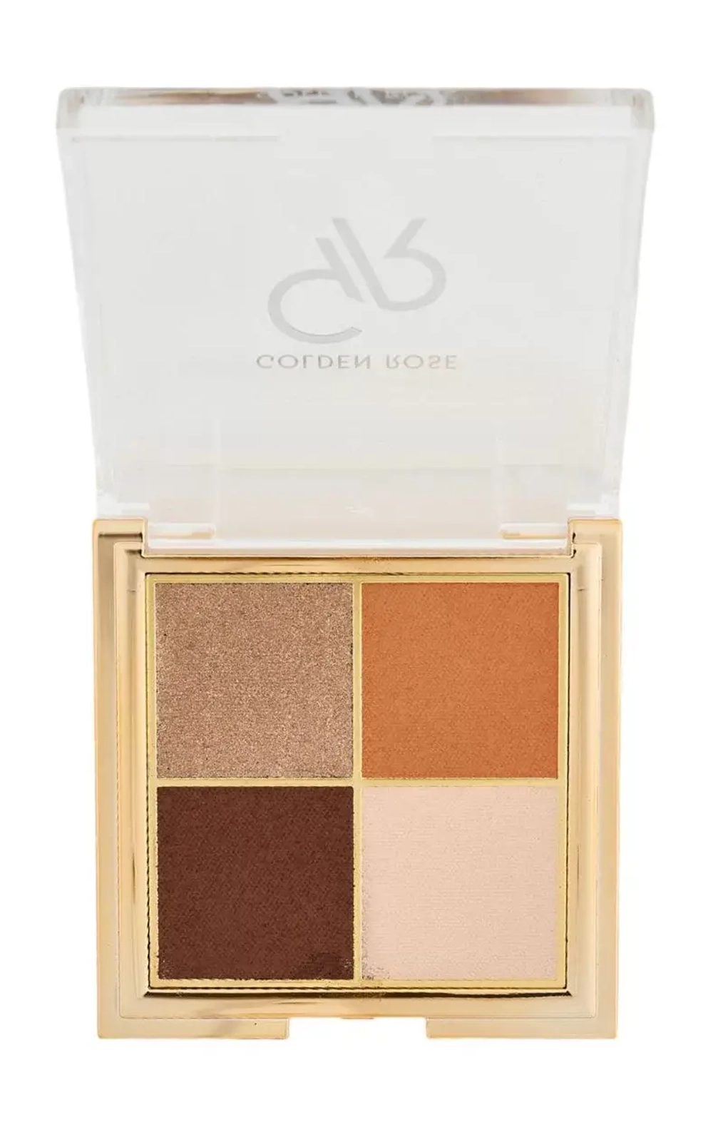 Тени для век Golden Rose Quattro eyeshadow palette 8.8 гр