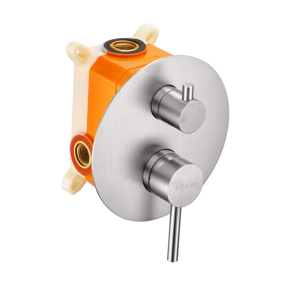 Душевая система встраиваемая Milacio Ultra MCU.150.SS сталь нержавеющая