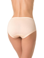 Хлопковые трусики-шорты со средней посадкой (Размер: XL) (Цвет: бежевый)