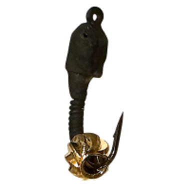 Мормышка Лесотка 0.65г №3 безнасадочная цв. с шариком Зефир Золото 346467