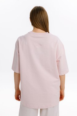 Футболка Mazzika Unisex Oversize OneSize, цвет розовый