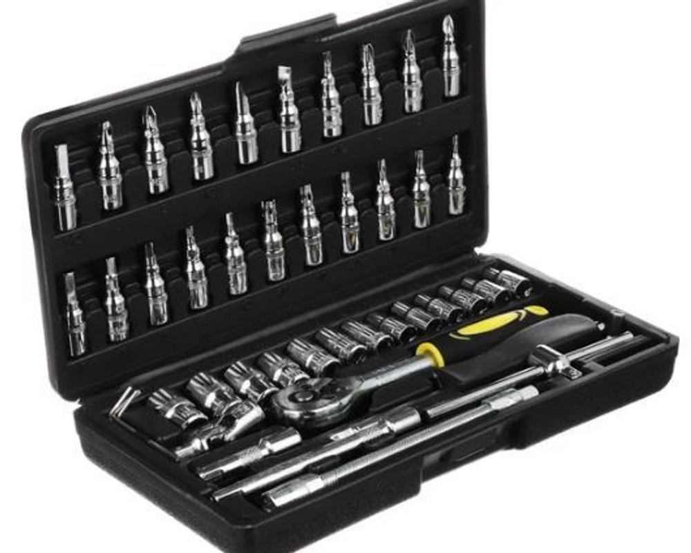Набор инструмента  46пр РОКОТ/TOOL-KIT Гаражный 736215  1\4
