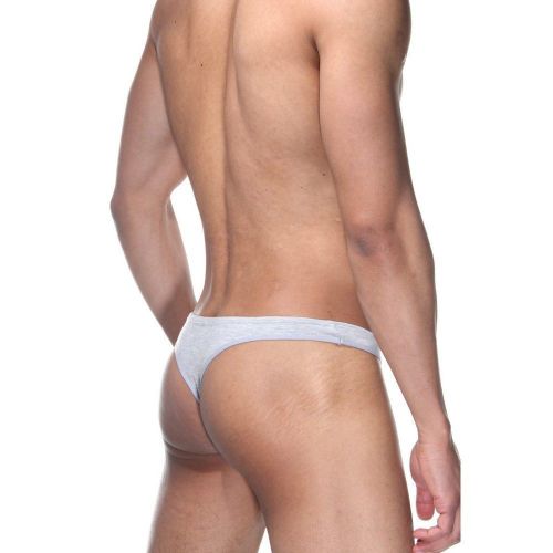 Трусы мужские стринги серые DARKZONE DZN6623