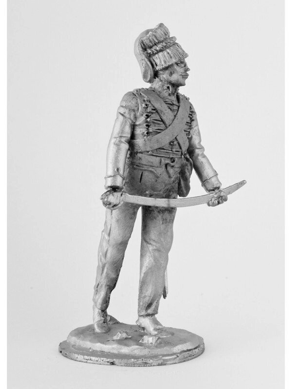 Оловянный солдатик Лейтенант 11 гусарского полка, (Англия) 1855 г.