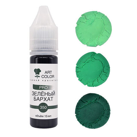 Краситель гелевый Art Color "Зеленый бархат" #350 (12гр)