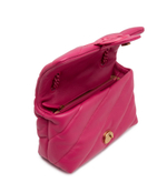 Кожаная сумка через плечо LOVE PUFF MINI CL Pinko - фуксия(100039 A1JO)