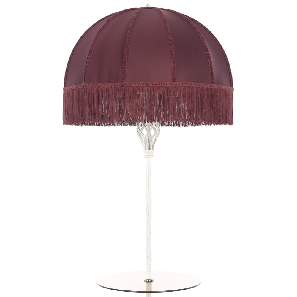 Citilux Базель CL407923T Торшер патина со столиком и красным абажуром