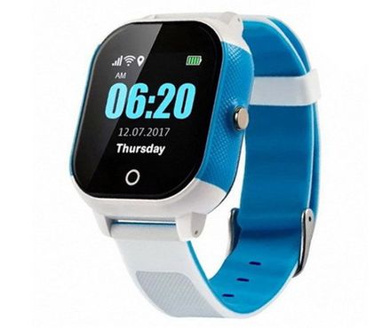 Детские часы с GPS Smart Baby Watch FA23 Бело-синие