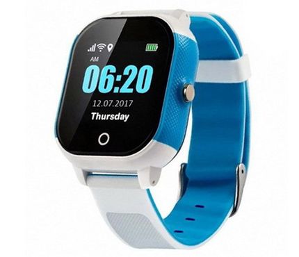 Детские часы с GPS Smart Baby Watch FA23 Бело-синие