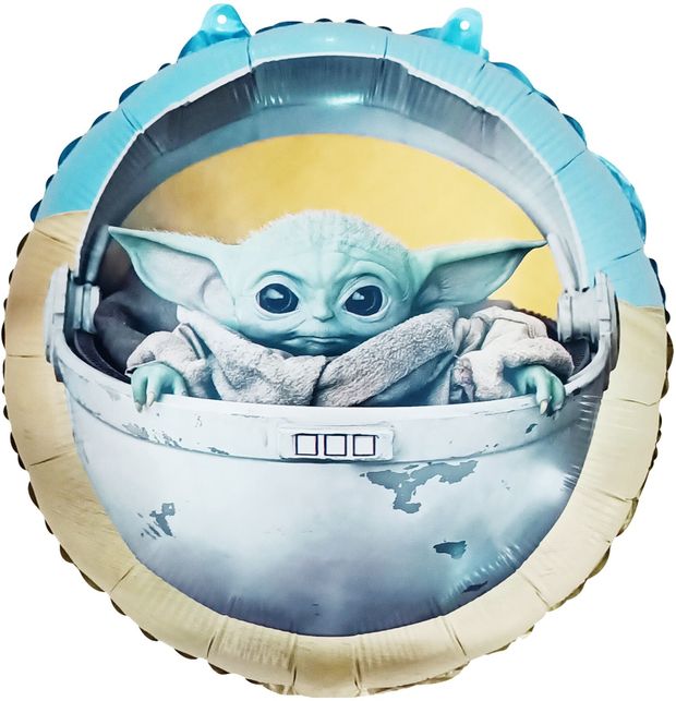 К Шар 18'' / 46 см Круг Малыш Йода Инопланетянин (БГ-15)