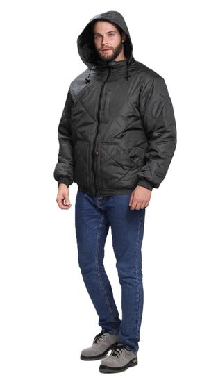 Куртка демисезонная Бомбер-Люкс (тк.Дюспо), серый