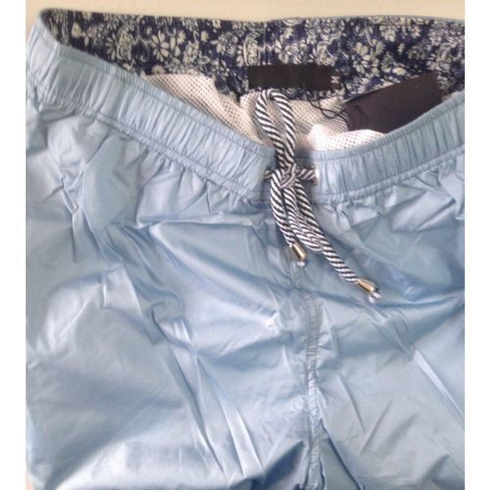 Мужские шорты пляжные светло-голубые Prada Milano Classic Shorts