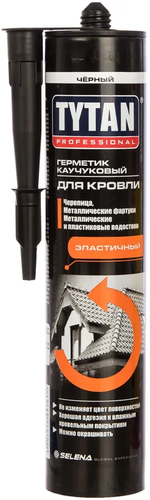 Герметик Титан 310мл каучуковый черный
