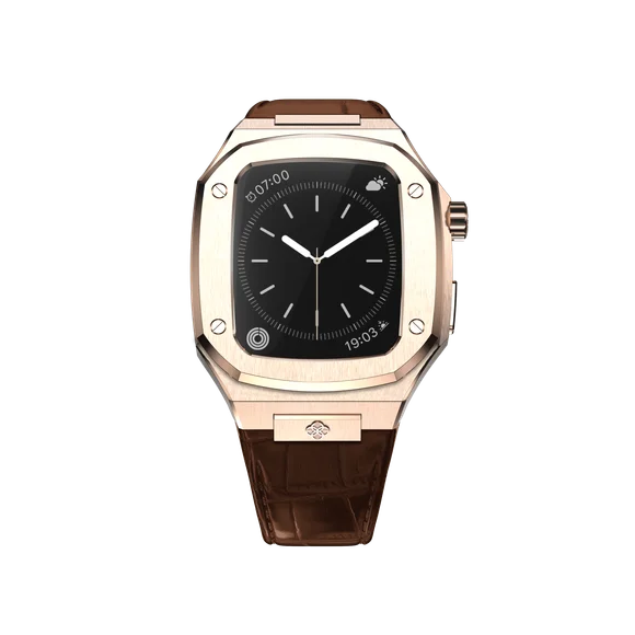 Корпус для Apple Watch - CL44 - Rose Gold / Brown