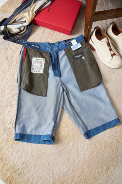 Джинсовые шорты Kiton