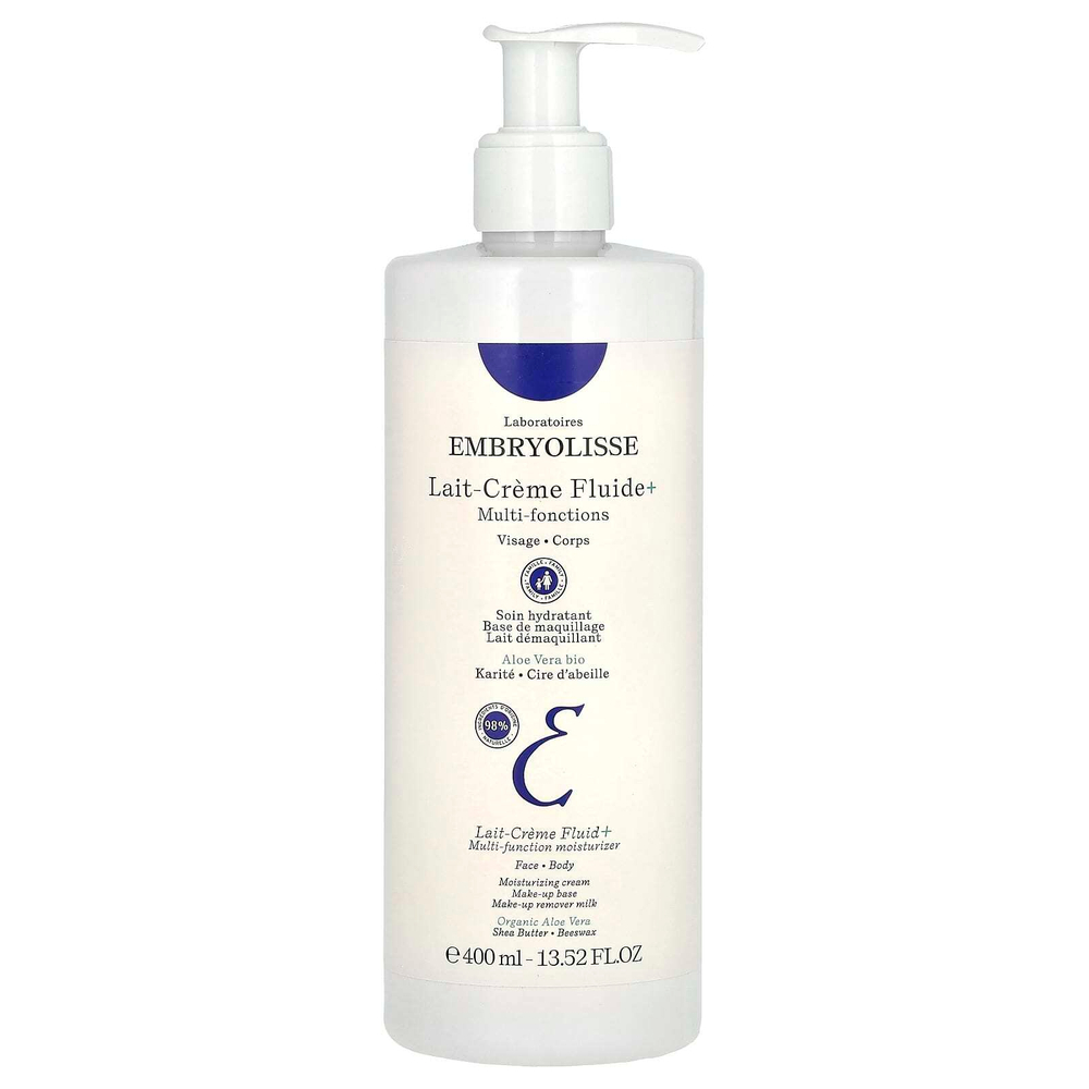 Embryolisse, Lait Creme Fluid+, многофункциональное увлажняющее средство, 400 мл (13,52 жидк. унции)