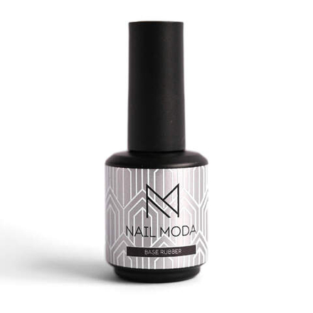 Nail Moda Base Rubber - База каучуковая для гель-лака, 15мл