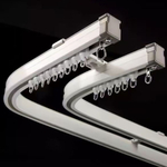 Гибкий карниз для штор, алюминиевый, потолочный/настенный