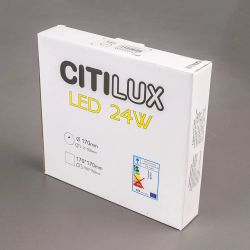Citilux Вега CLD5224W LED Встраиваемый светильник с диммером Белый