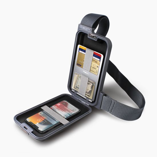 Сумка-слинг Phone Bag&Wallet Carbon