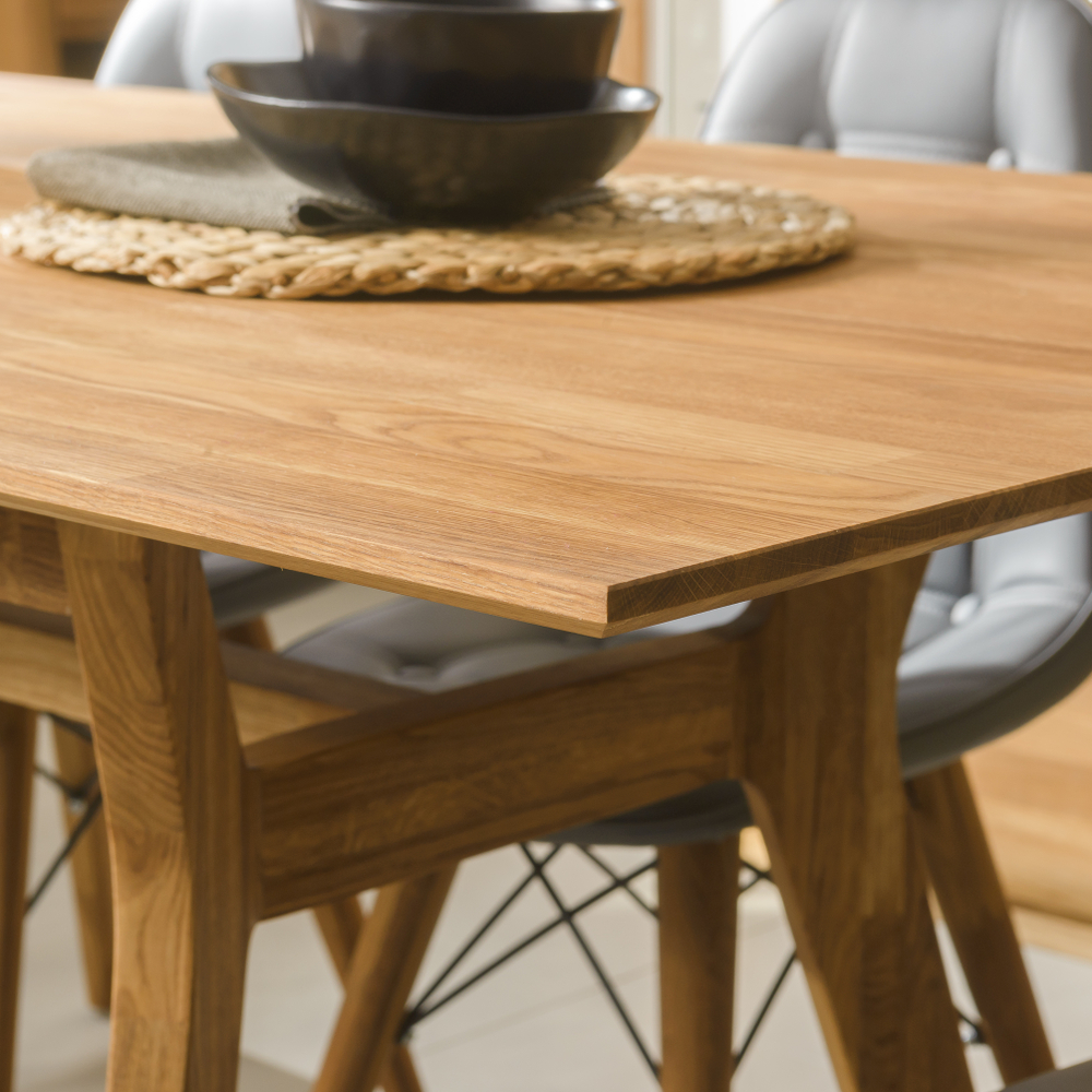 Стол обеденный раздвижной из массива дуба Хельсинки