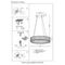 Подвесной светодиодный светильник Crystal Lux Musika SP70W Led Gold